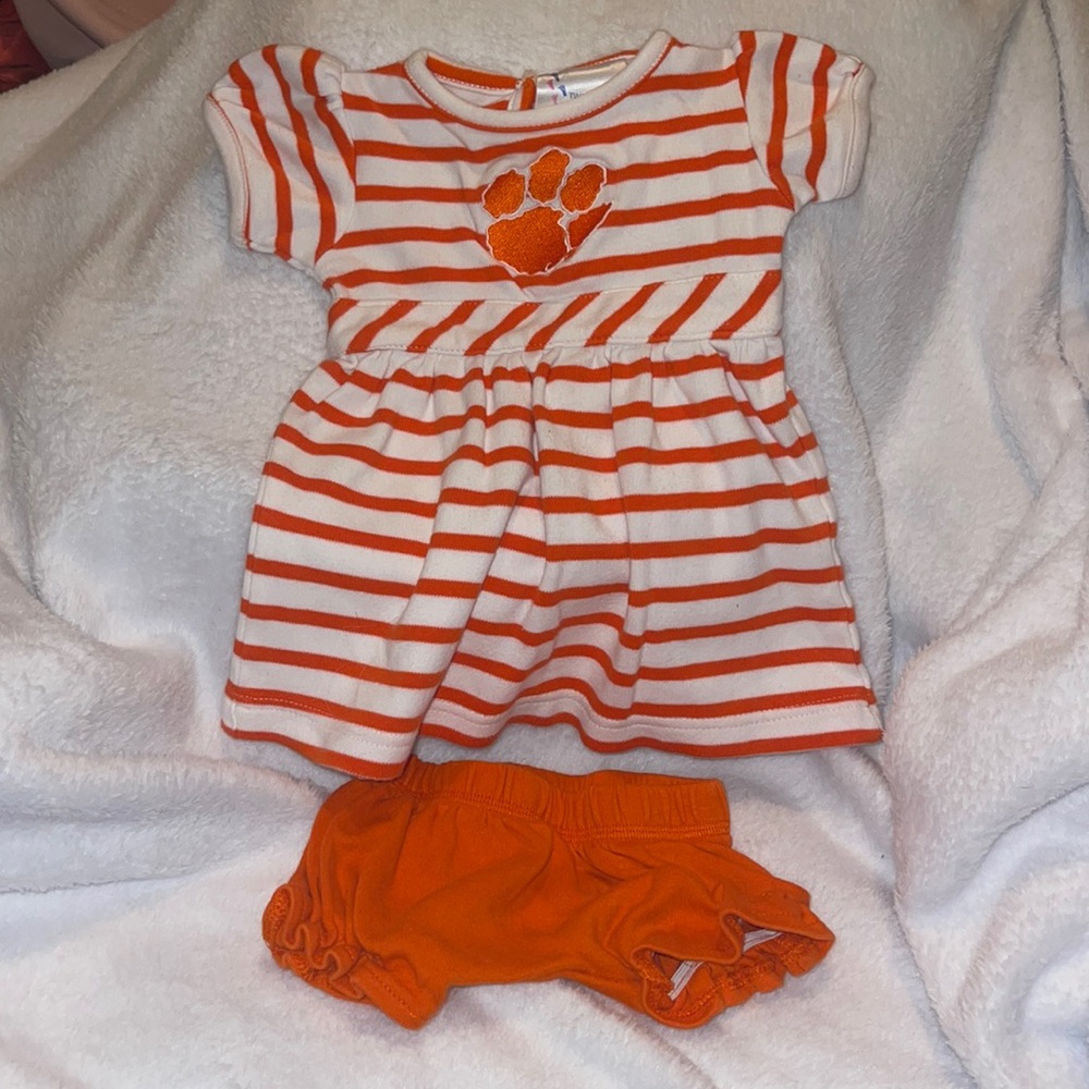 Clemson dress with bloomers